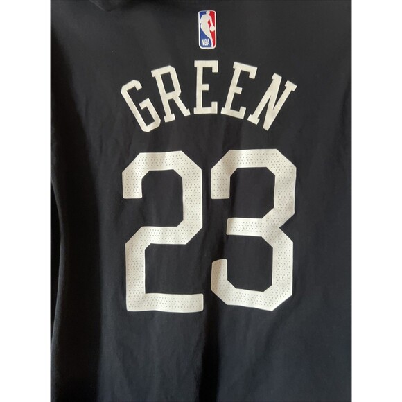 Nike Warriors Hooded Long Warm Up Shirt Draymond Green #23 The Town | Mens Large - Picture 6 of 12